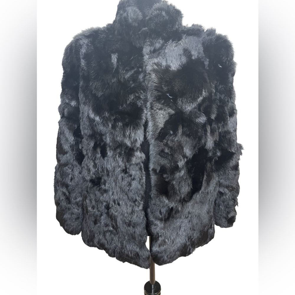 100% Rabbit Fur Coat